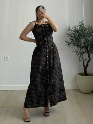 Vestido detalle bordado