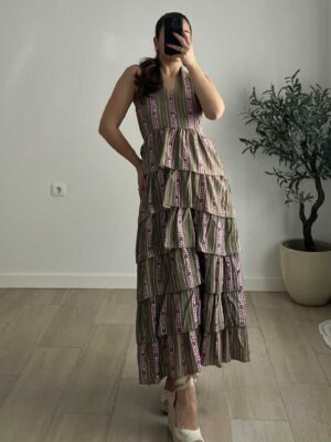 Vestido volantes