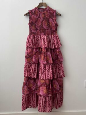 Vestido volantes